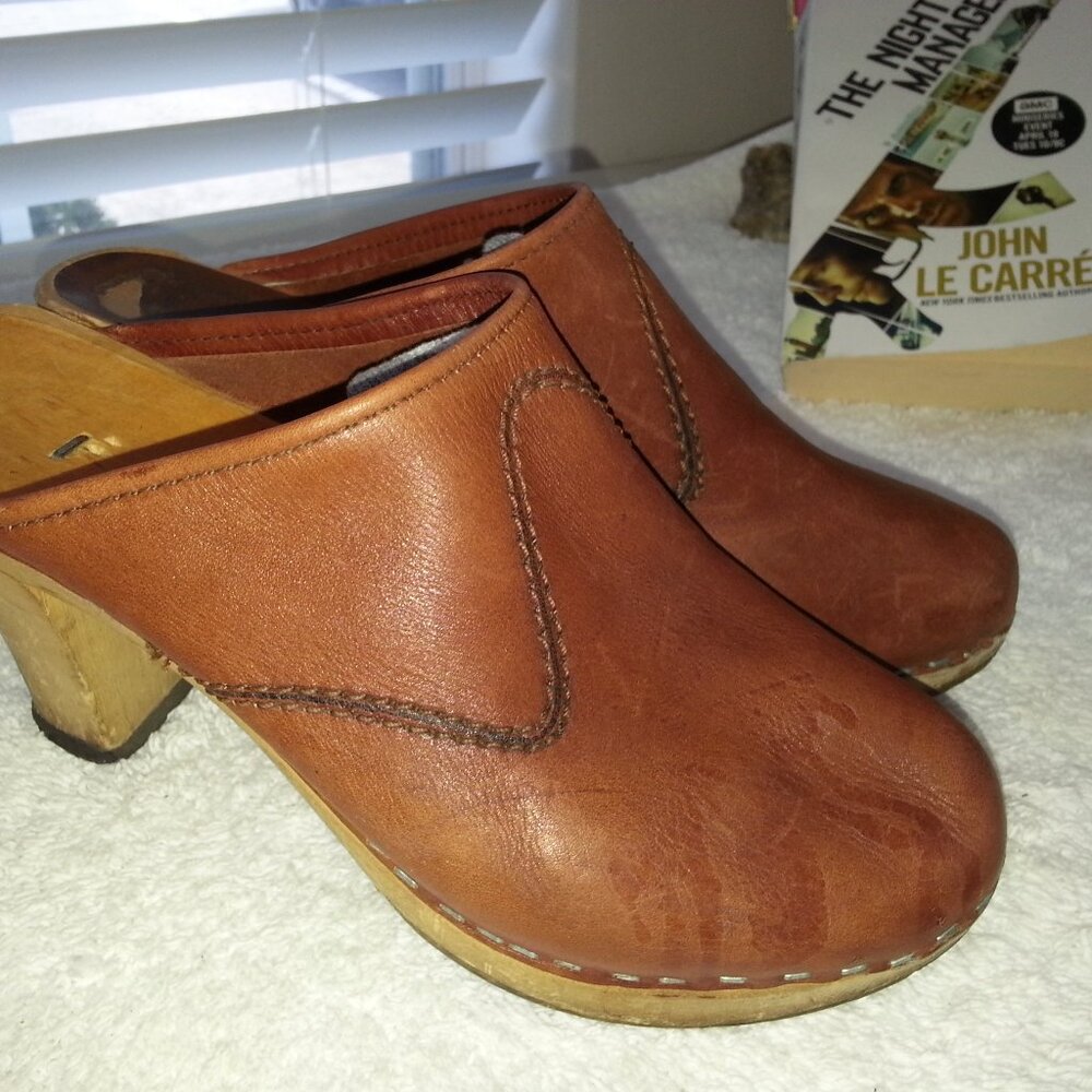 Vintage Swedish MIA Women's Clogs 1980s - Picture 3 of 14